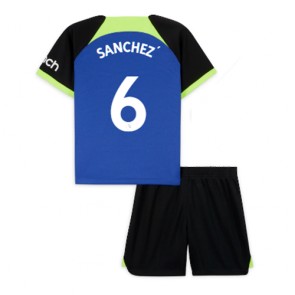 Tottenham Hotspur Davinson Sanchez #6 babykläder Bortatröja barn 2022-23 Korta ärmar (+ Korta byxor)
